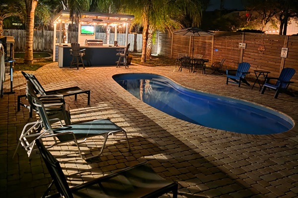 Backyard view
