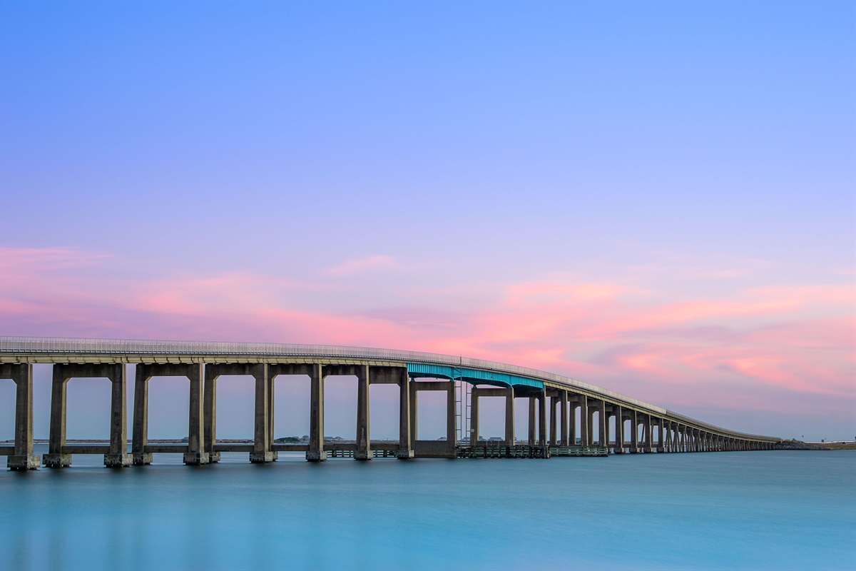 Navarre Beach Causeway leads to Santa Rosa Island and out property!