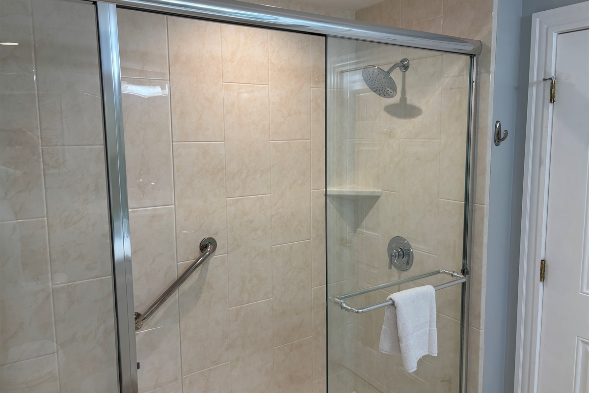 Sliding door for shower