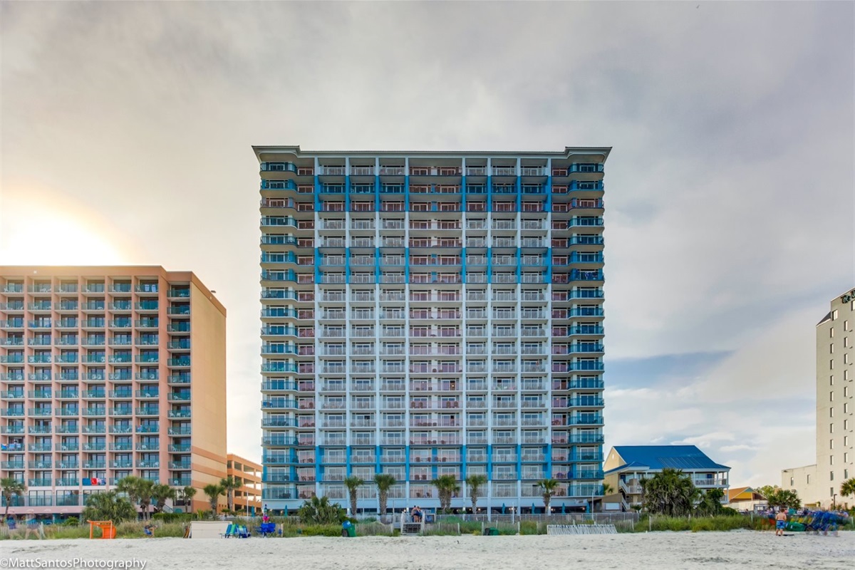 Building from the Ocean view