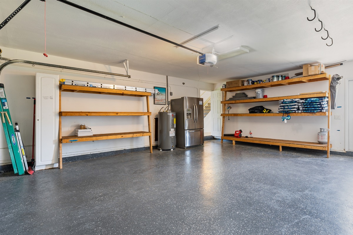2 car garage to park your vehicles