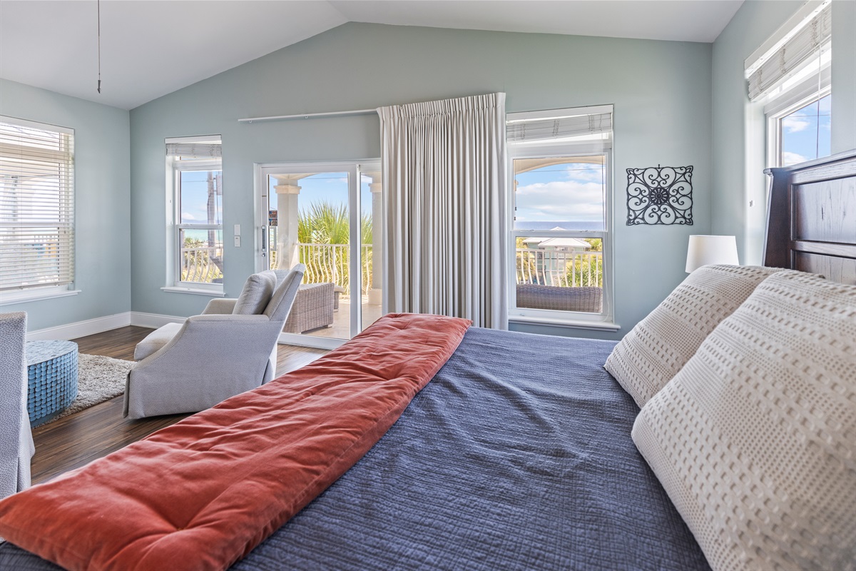 Gulf Views from 3rd Floor Master Bedroom