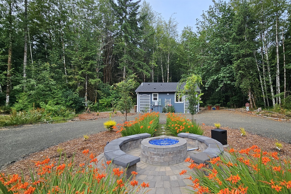 Alder Falls!  Relax between hikes and kayak excursions in a floral paradise.