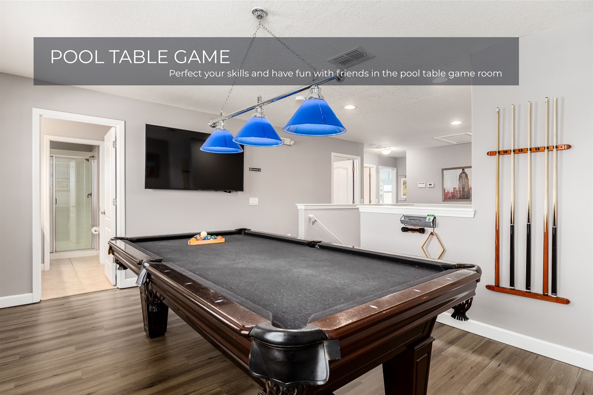 A fun way to unwind—enjoy a friendly game on the pool table
