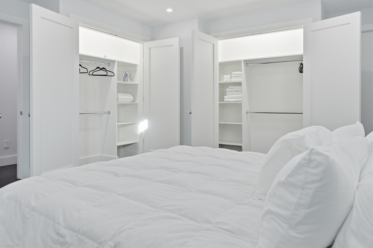 Master Suite - King Bed - His/her Closets - En Suite Bathroom