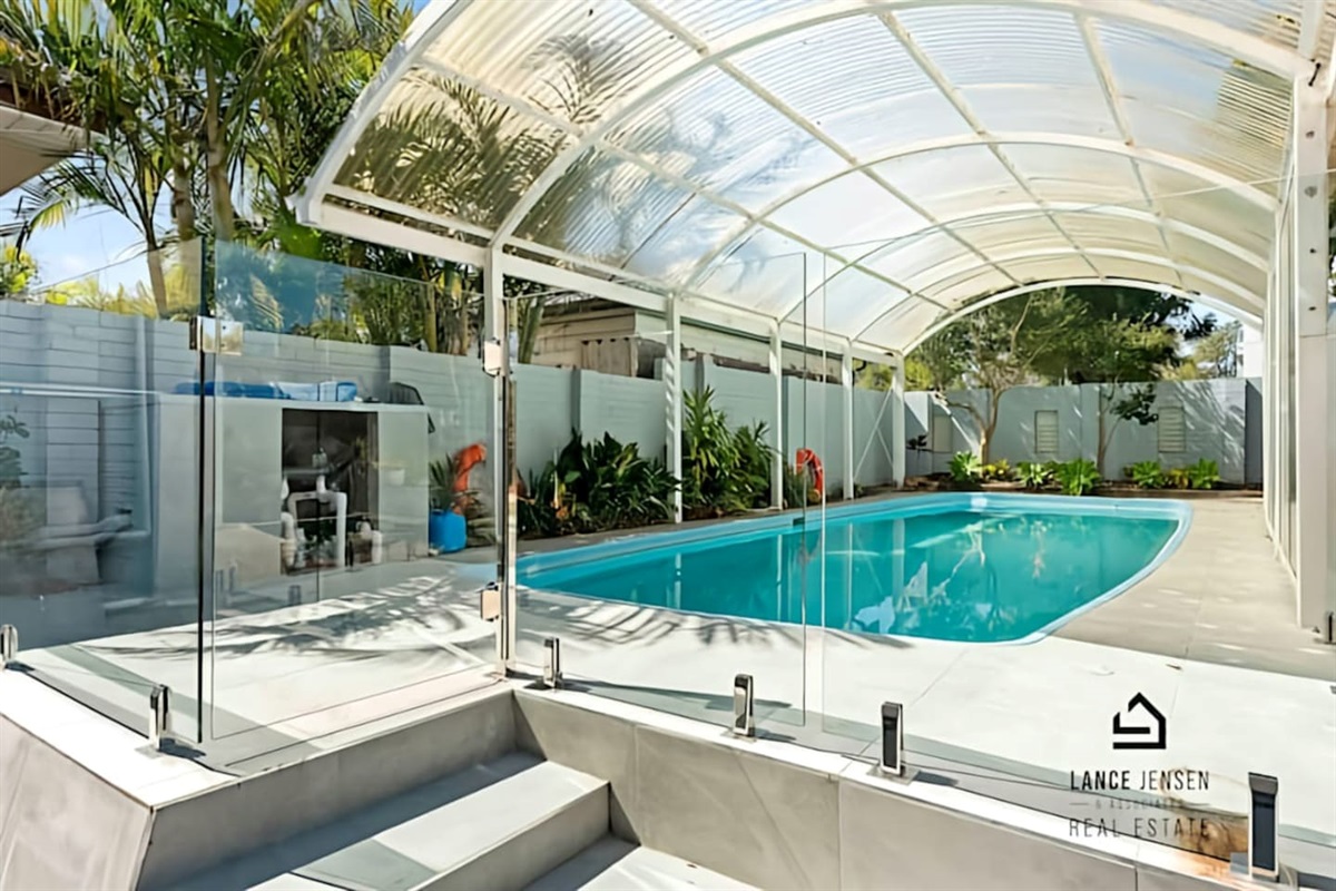 Swimming Pool in the Backyard