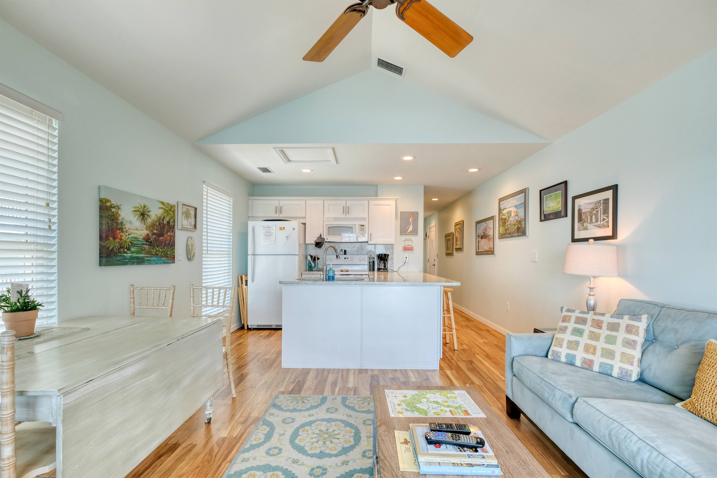 View from the porch into living space