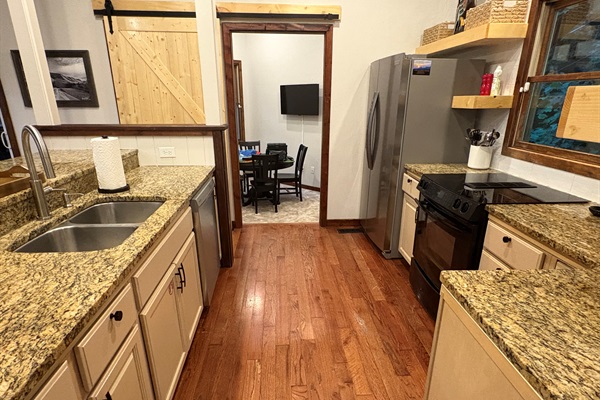 Kitchen & Poker/Wine Bar Room