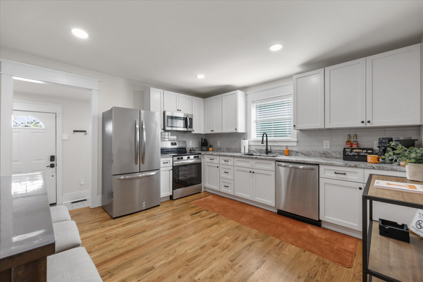 Kitchen perfect for prepping your gameday meal!