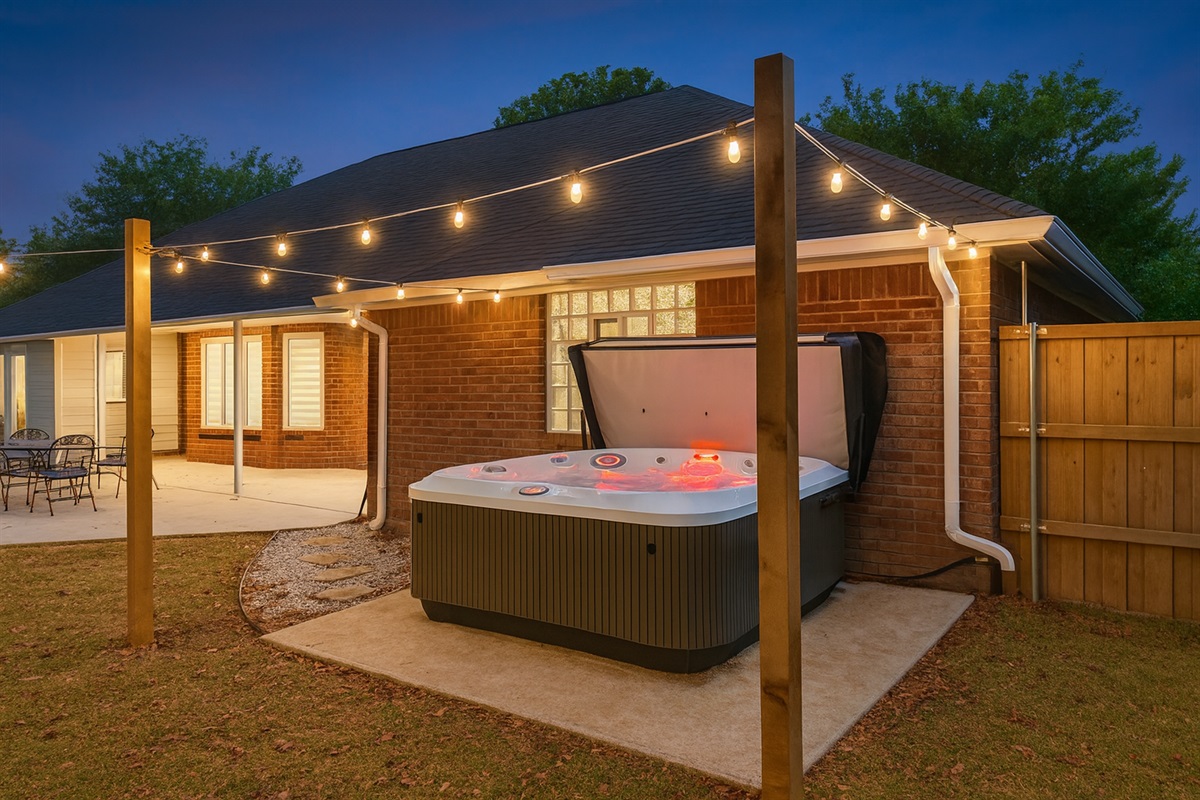 Backyard Hot Tub