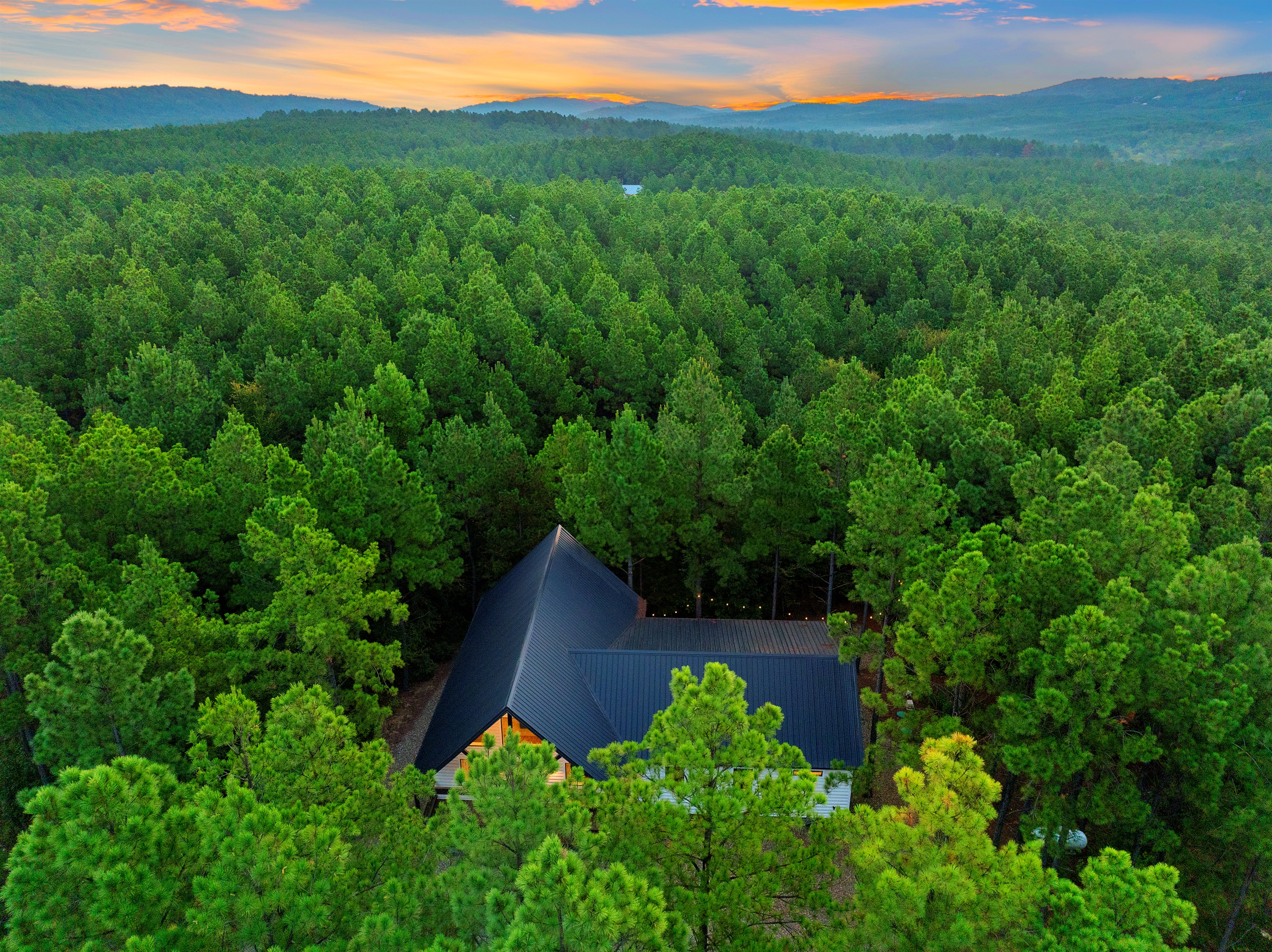 Nestled in a dense forest on 1.25 acres; it's your ultimate secluded retreat.