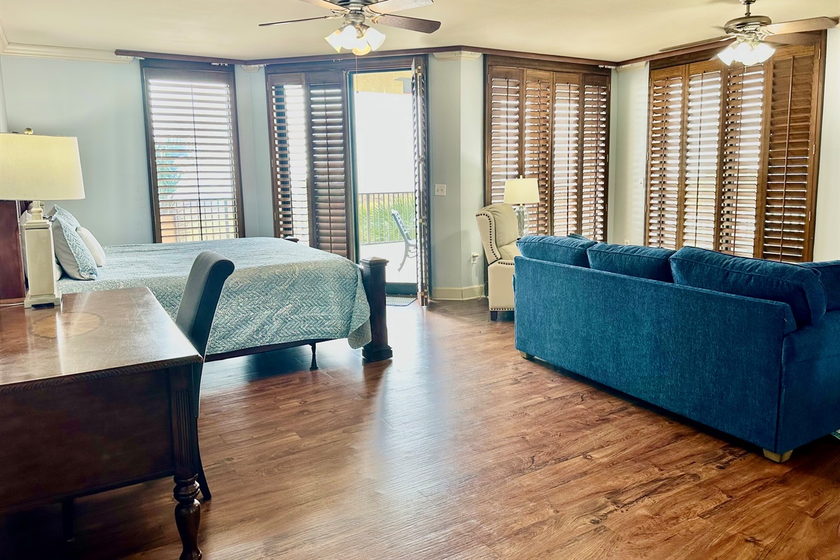 Entering the Living Room & Master bedroom