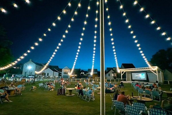 Festival Lawn - outdoor movies and live music seasonally 