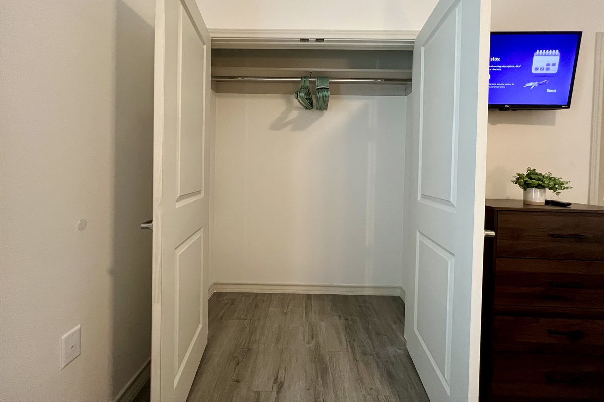 Secondary Bedroom Closet