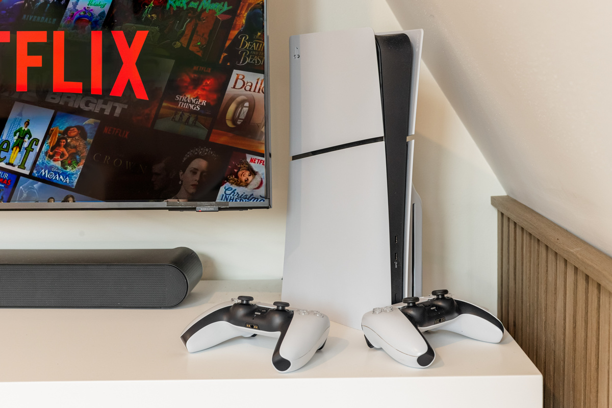 PS5 up in the loft