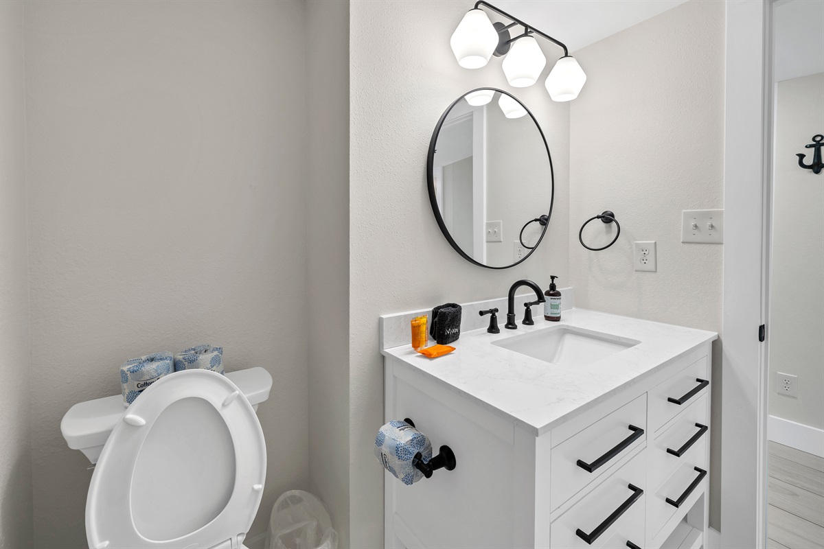Amazing Renovated Tiled Shower/Tub Combo in 3rd Bathroom