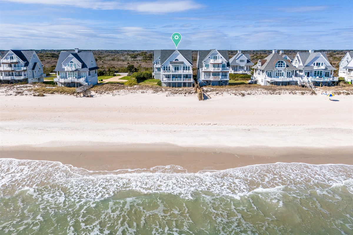 Perfectly centered on the beach for ultimate oceanfront access.