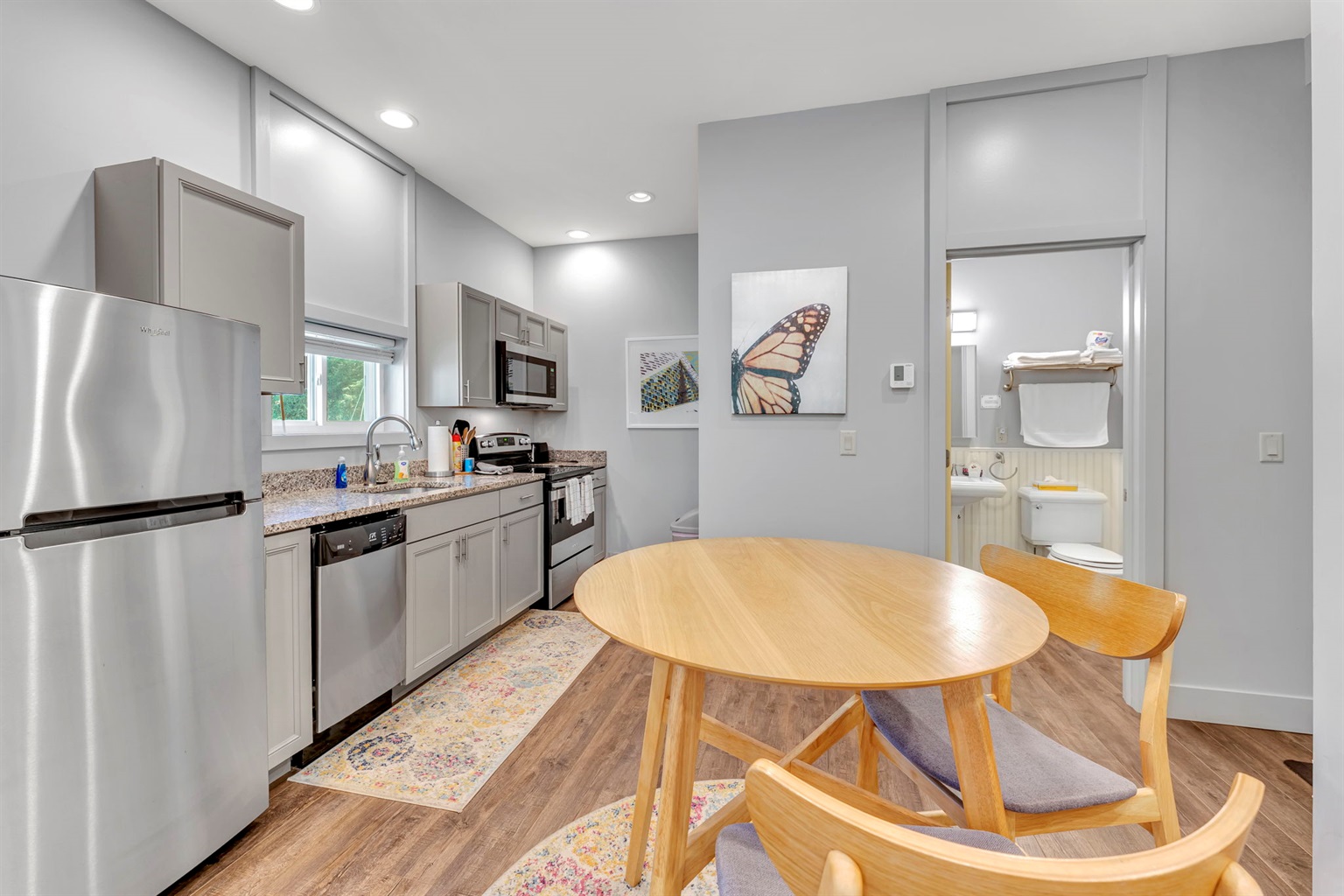 Studio - dining and sleeping