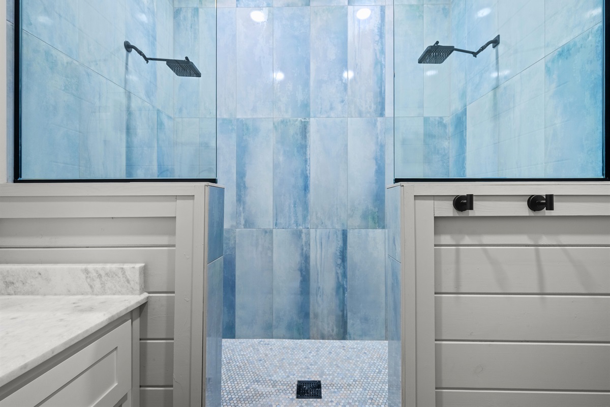 Each bathroom blends thoughtful design and modern comfort, ensuring every guest has their own private oasis.