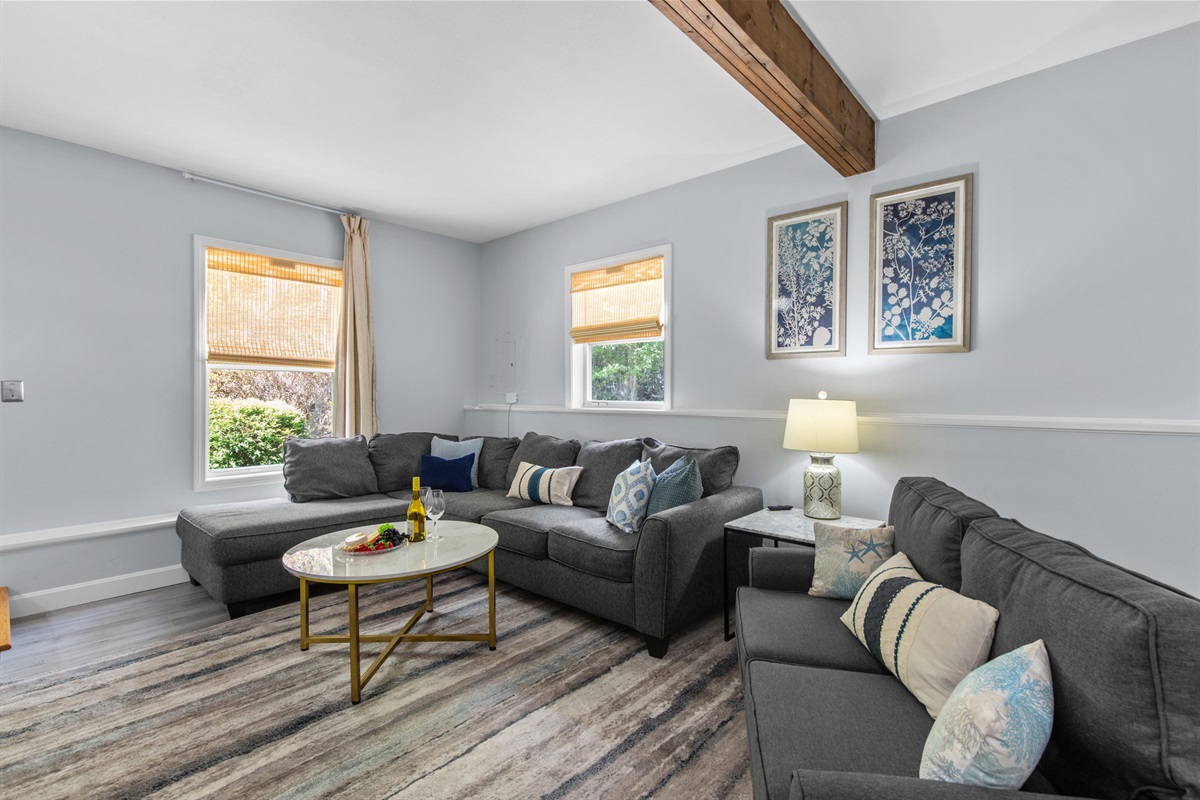 Spacious living room