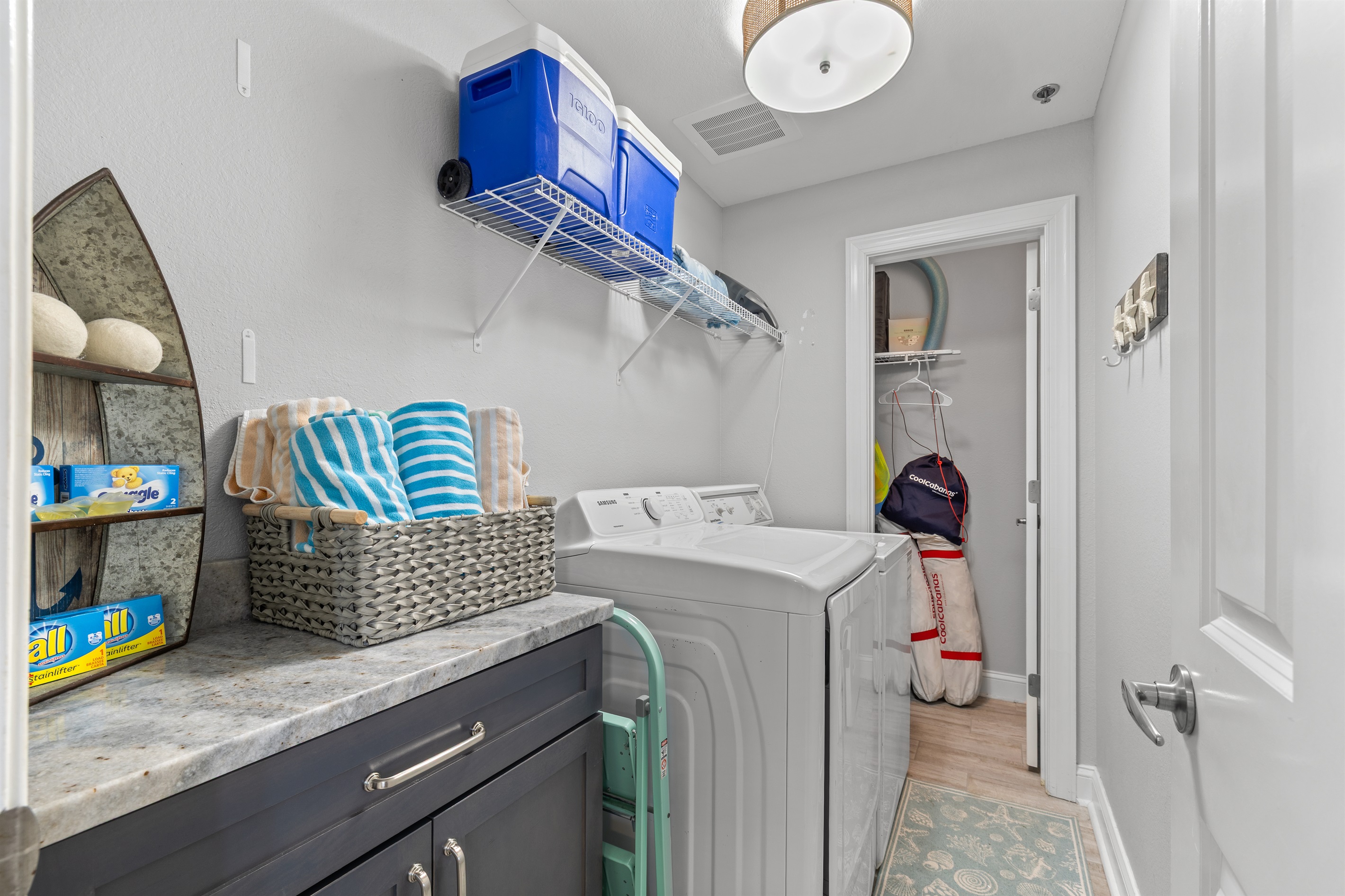 Laundry & Beach Gear Closet