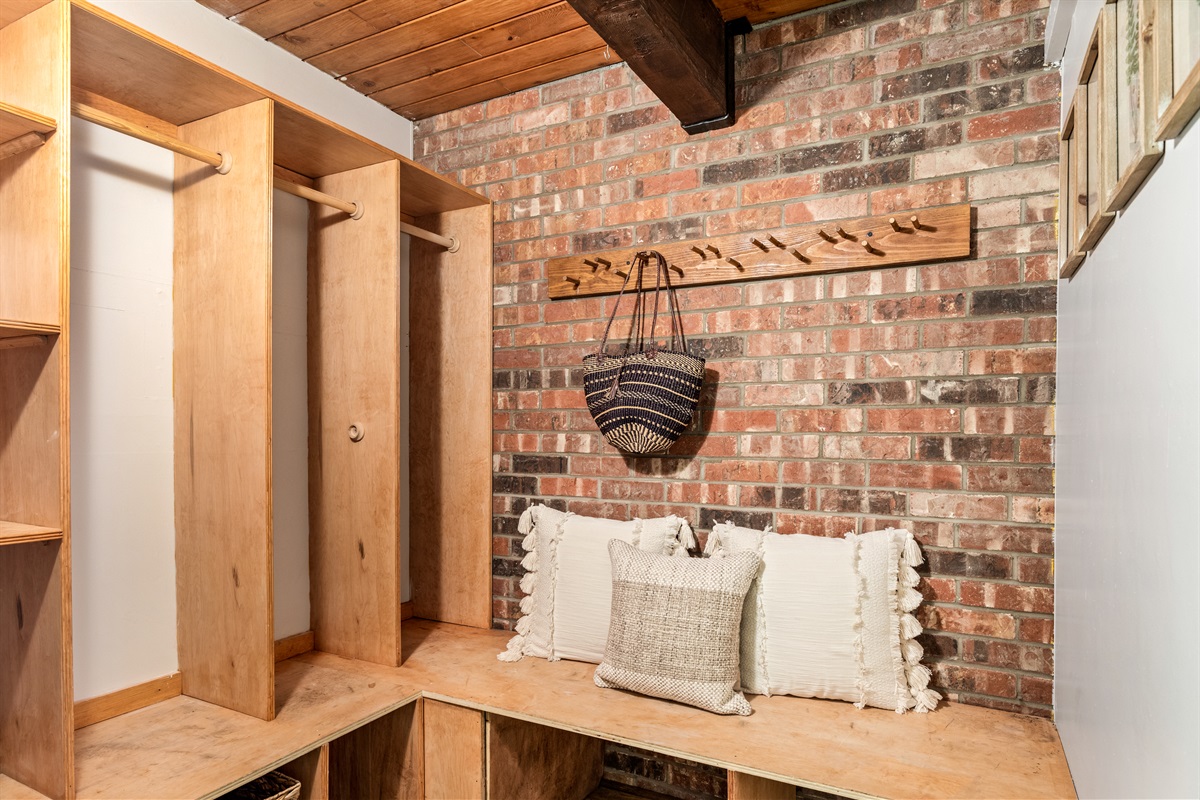 Mudroom with plenty of room for gear