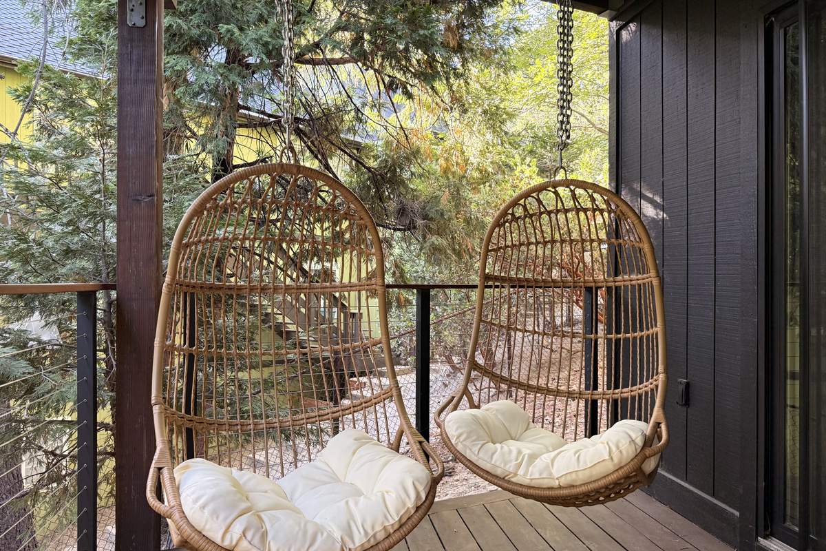 Hanging Chairs on Lower Deck