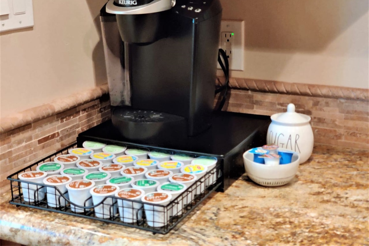 Plenty of beverages to choose from.