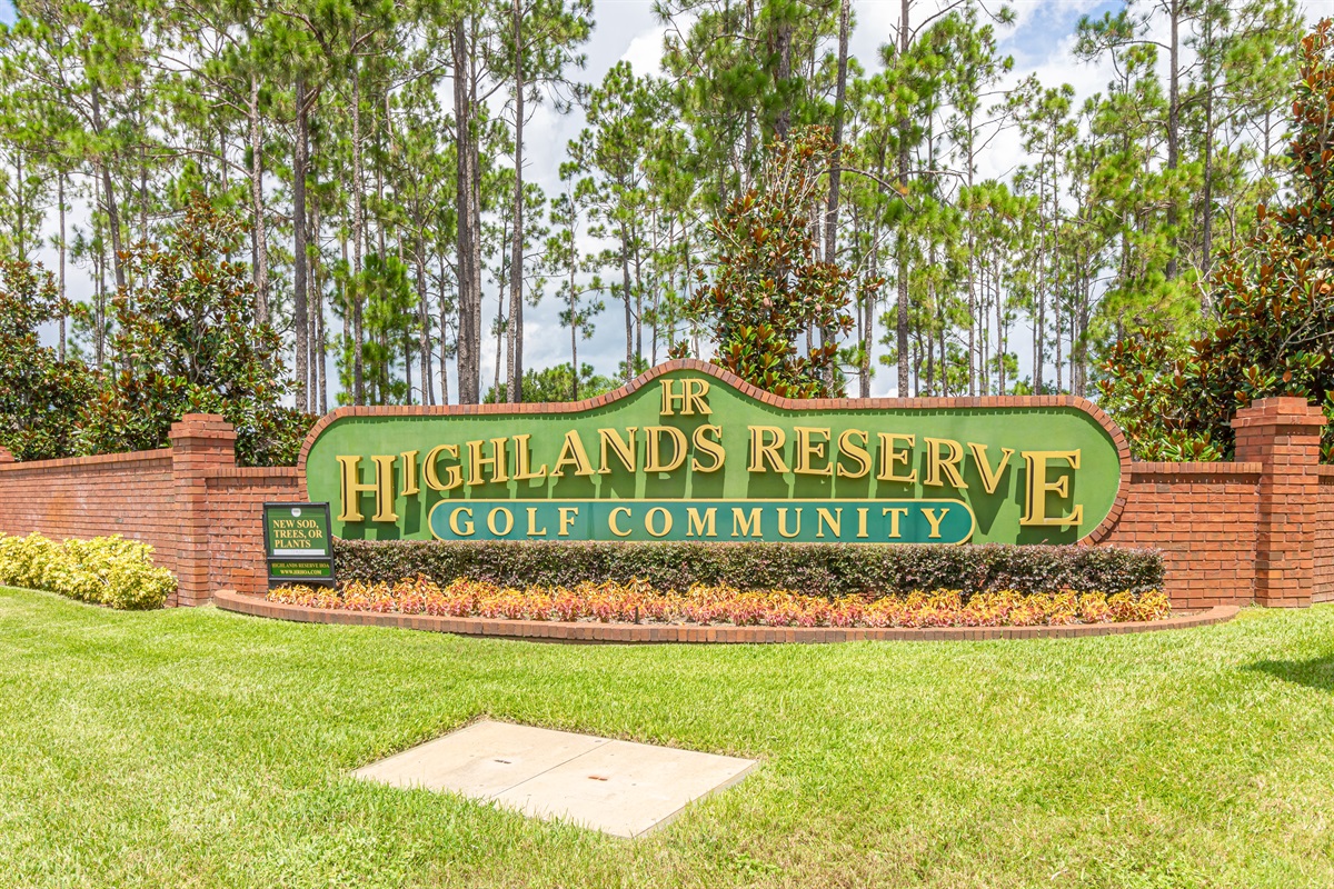 Highlands Reserve is a dedicated golf community.