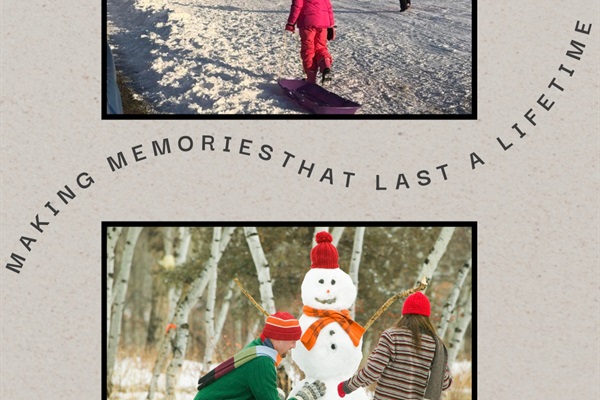 Free sledding hill in Beech Mountain town for the littles to enjoy.  