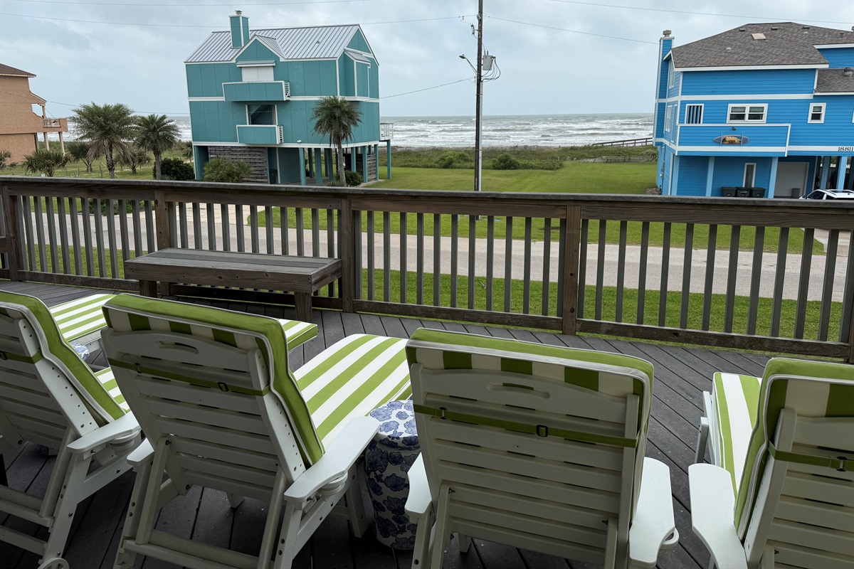 Drink in hand for a relaxing sunny day vibe.