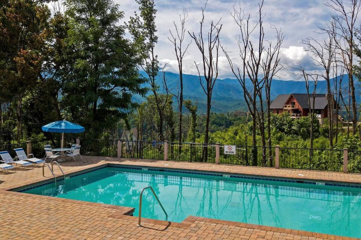 Lounge by the pool. Don't forget your towel!