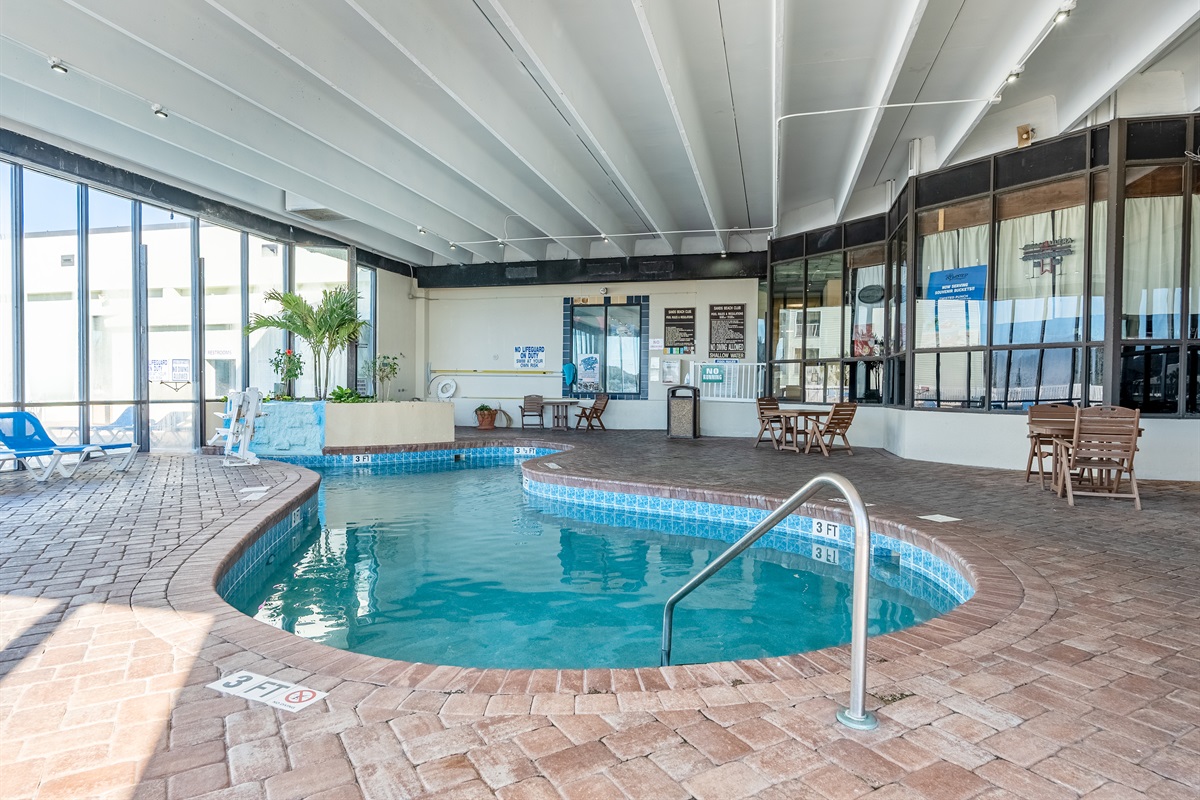 Beautiful Indoor Pool Area
