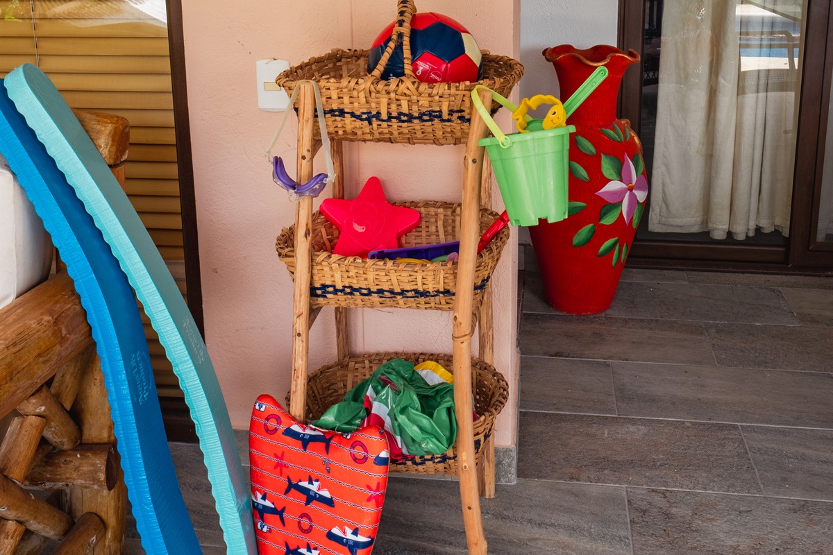 Pool toys for the kids