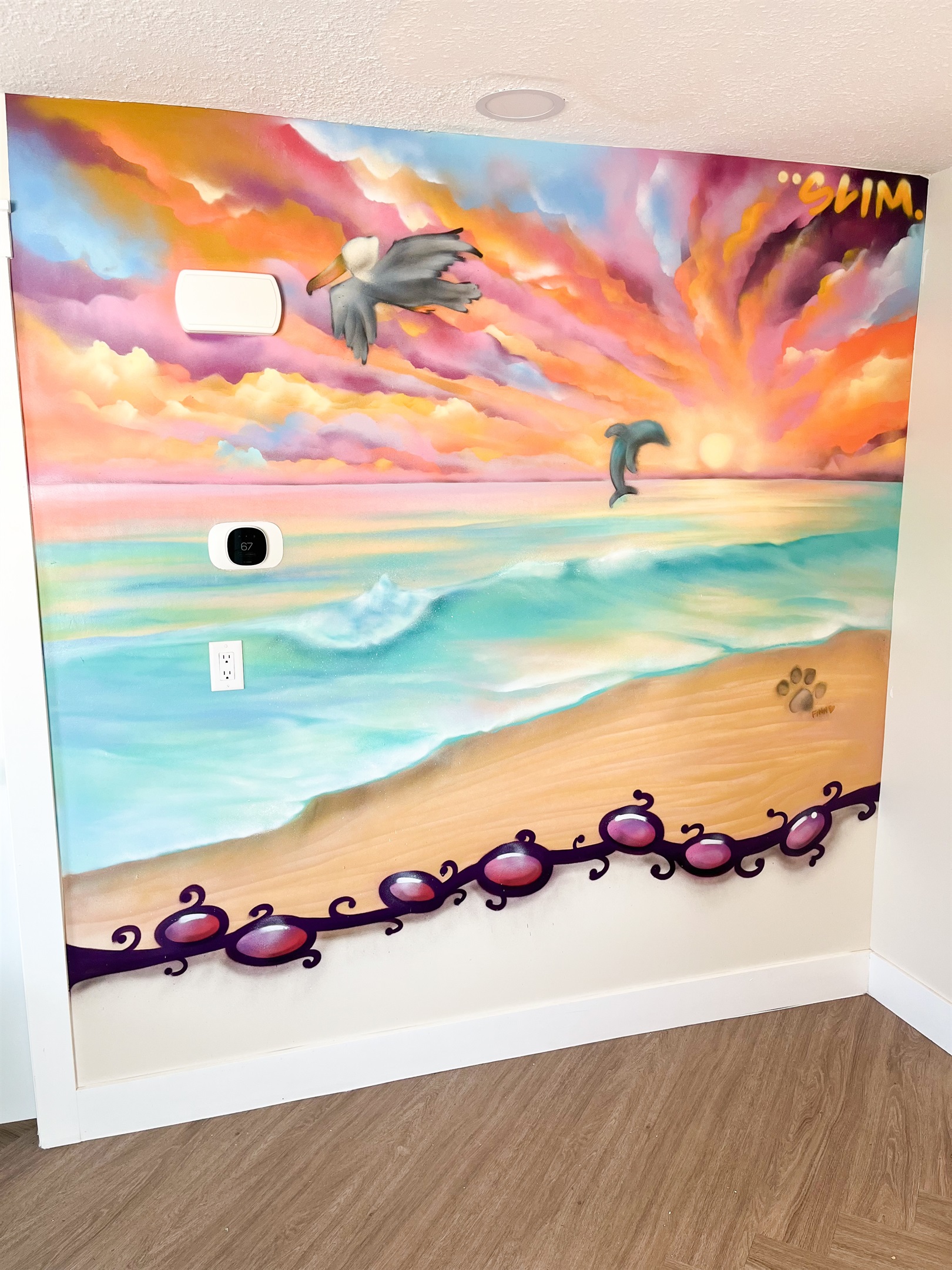 A touch of local character in the dining area