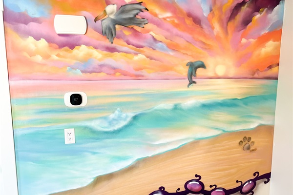 A touch of local character in the dining area