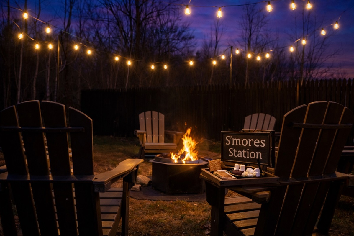 Gather under string lights around the seasonal fire pit for après ski drinks, late night laughs, and stories that last long after dark.