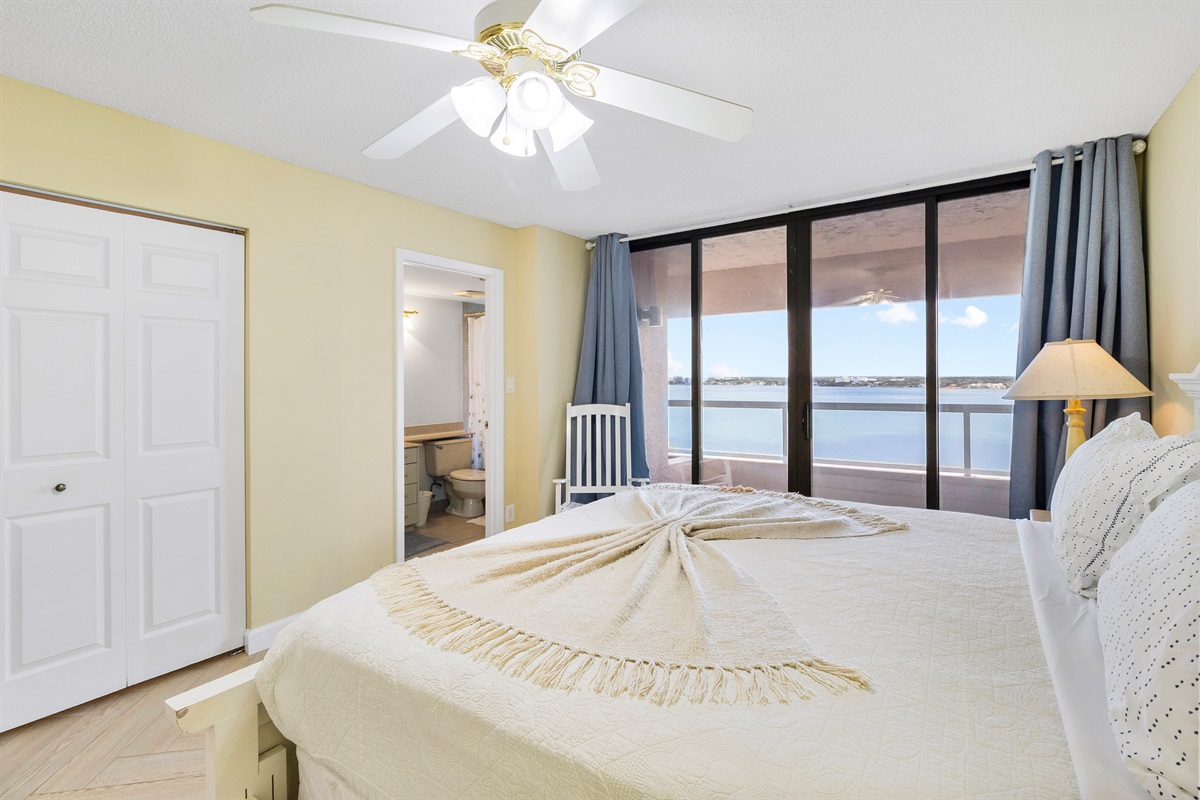 2nd Bedroom with stunning water views!