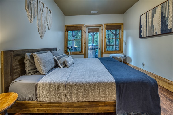 2nd bedroom has access to lower deck
