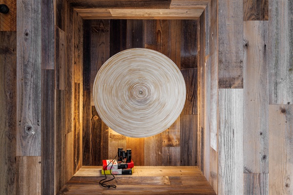 Back-lite cedar FP nook