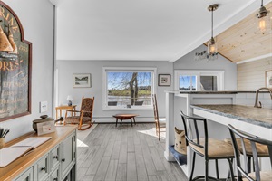 Living room point of view from the kitchen