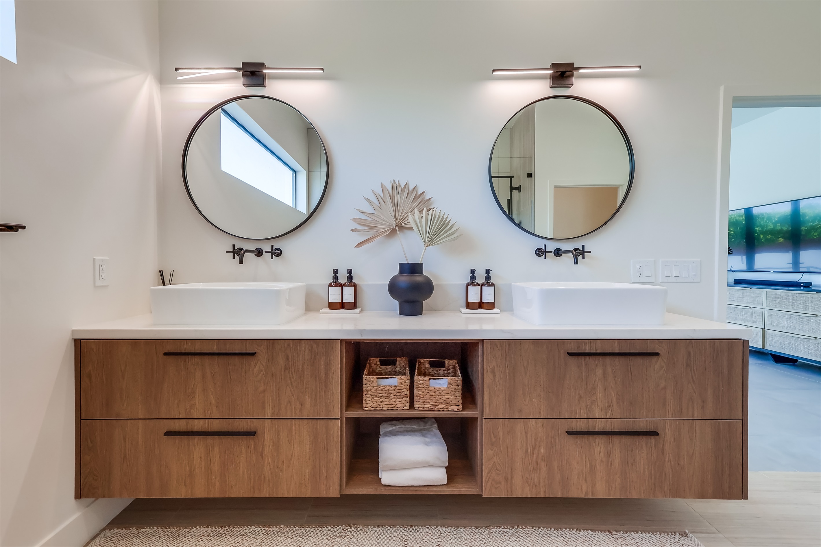 Primary suite 1 bathroom with double vanity