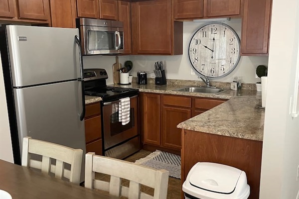 Fully equipped kitchen