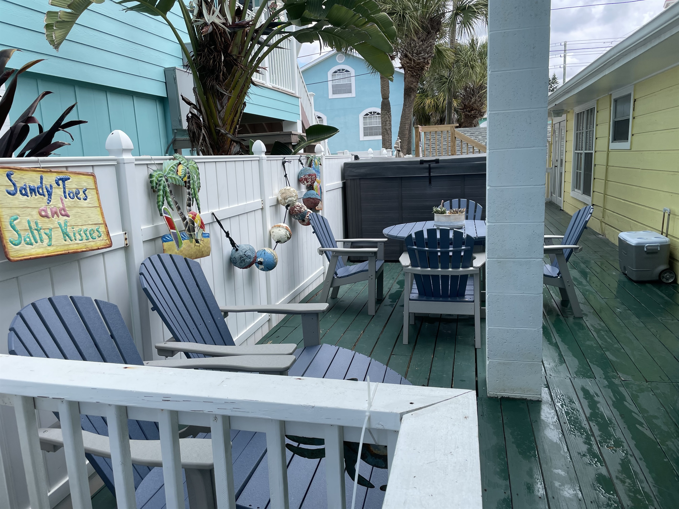 Back Deck Seating Area