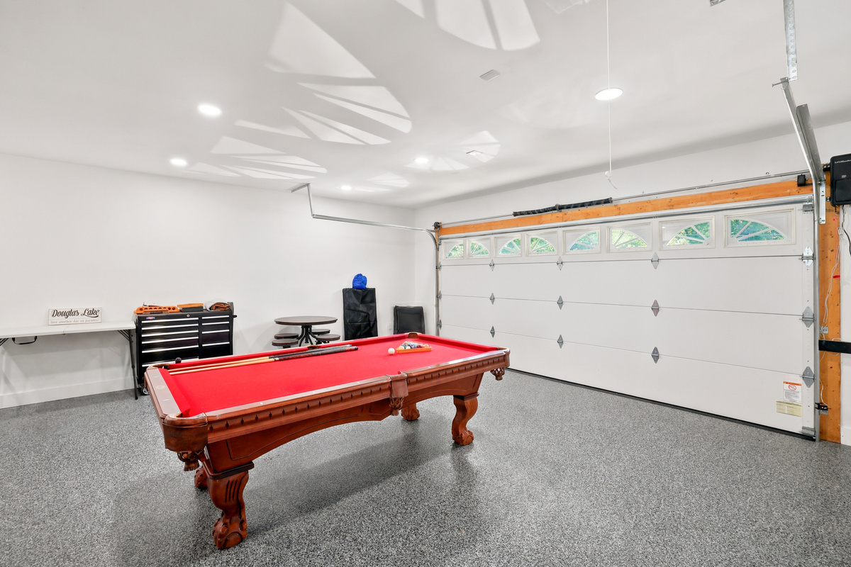 Pool Table/Garage Game Room