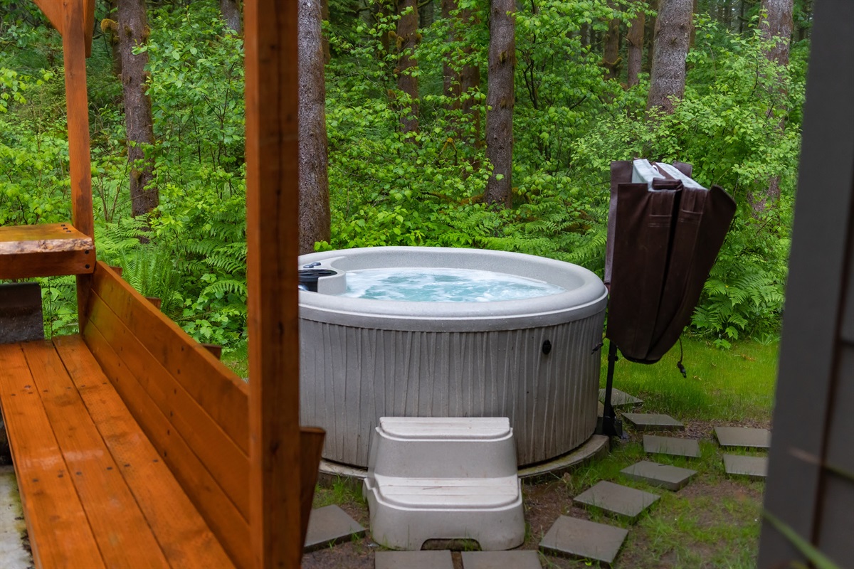 Hot Tub under the Stars and Trees