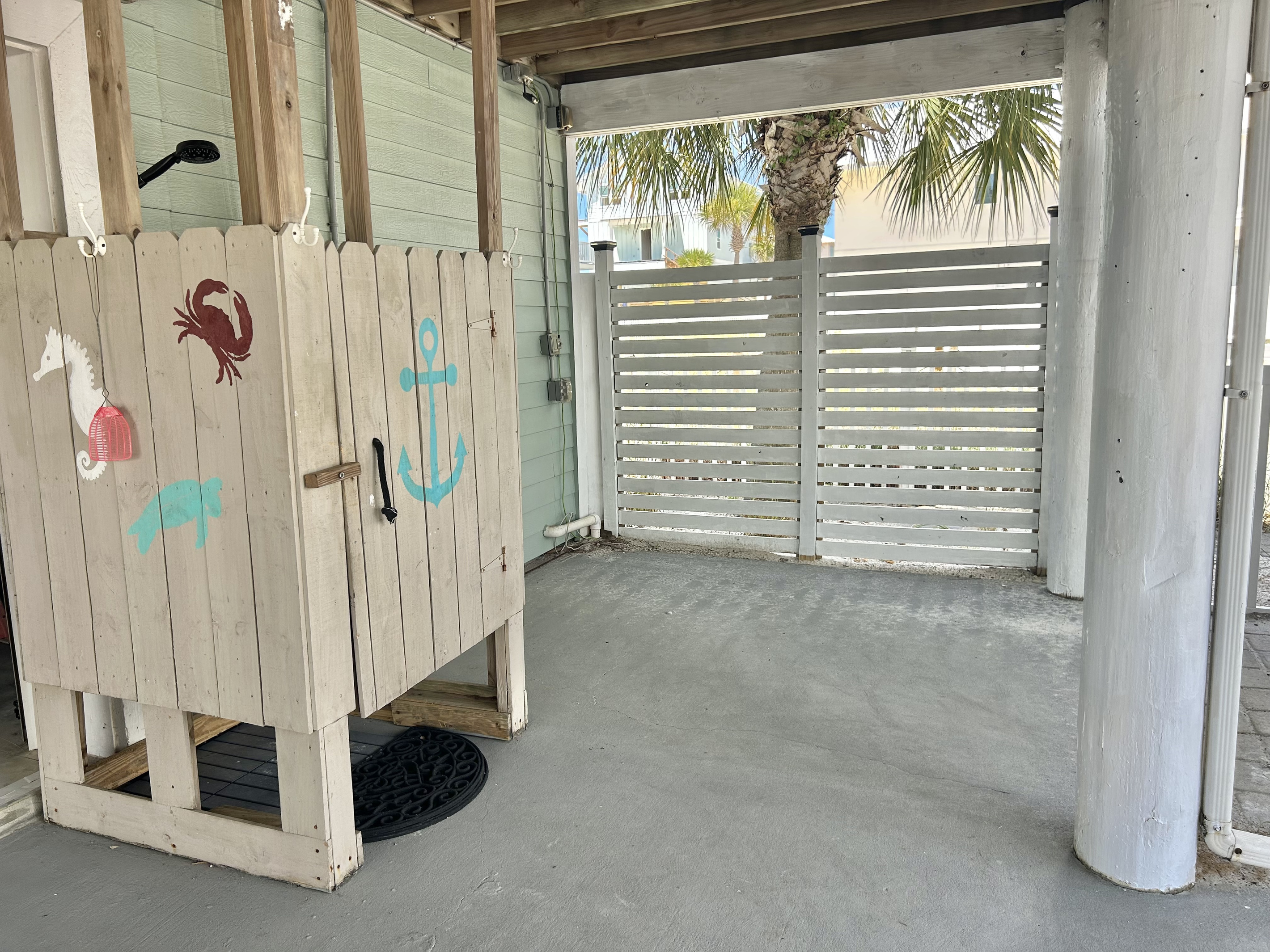 Outdoor shower 