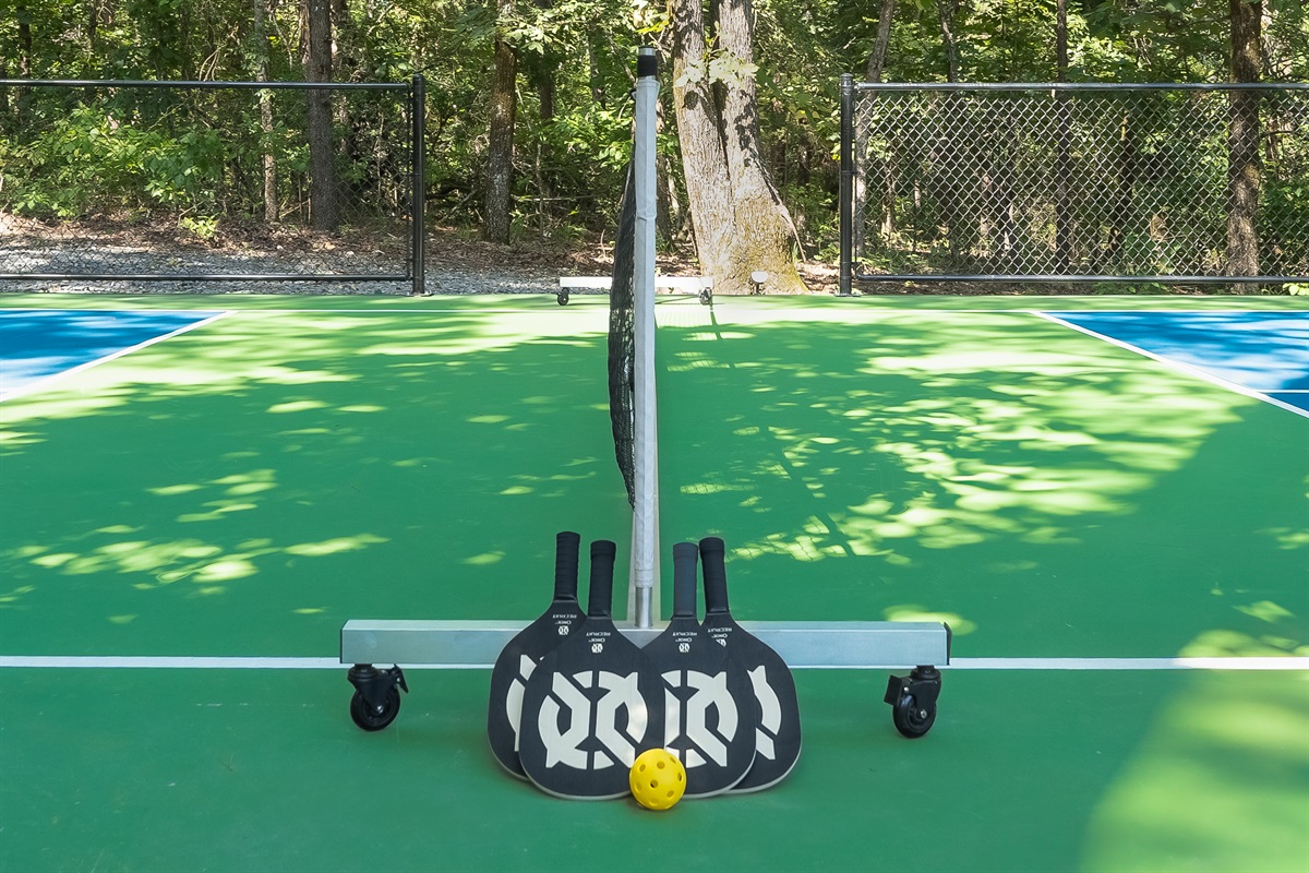 Paddles and balls included