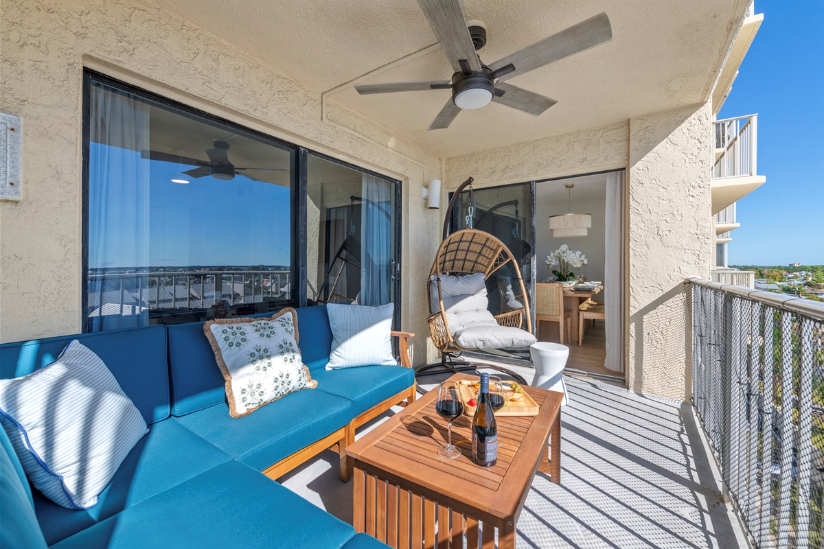 Private, peaceful, and picture-perfect, this balcony is your serene escape for morning coffee or sunset unwinding.
