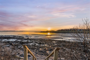 Sunset from the property